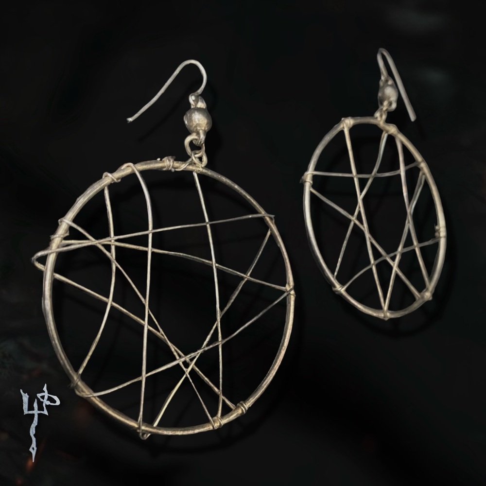 ‘Unholy Invocation’ Occult Earrings 🕸️